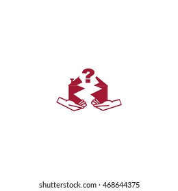 division of property, the broken house in hand