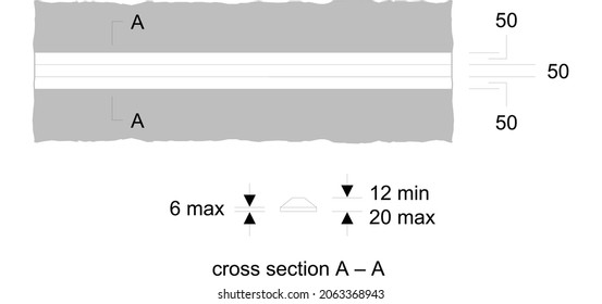 Division of route into that part reserved for pedal cycles and that part reserved for pedestrians (Longitudinal marking), road signs in the United Kingdom