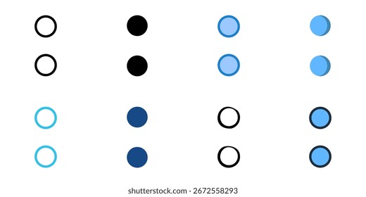 Conjunto de iconos de signo de división colección de estilo múltiple 
