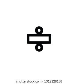 division sign icon symbol