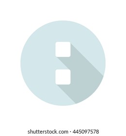 division sign icon. vector illustration