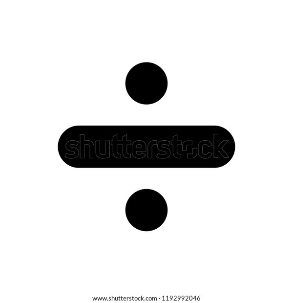 Division sign
vector