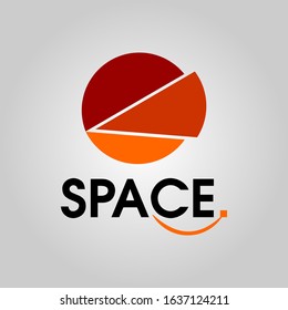The Division Of Space With Different Colors And Writing Space