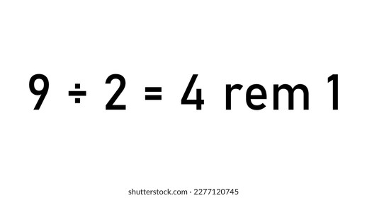 Division words in math. Parts of division. Dividend, divisor and quotient. Mathematics basic.