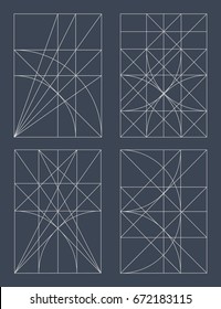 Divisions in geometry by lines