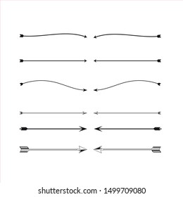 Divisor de páginas de livros, setas vetoriais.