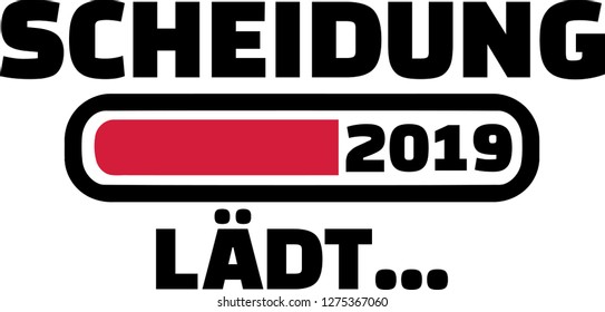 Divorce 2018 in red german