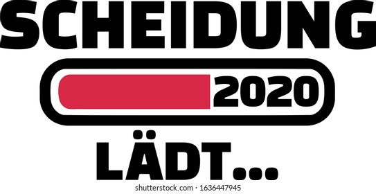 Divorce 2018 in red german