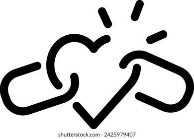 Divorce icon , Vector illustration