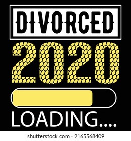 Divorced typography t shirt design