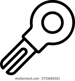 divot line icon illustration vector