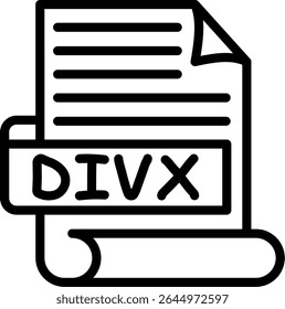 DIVX digital video express file format