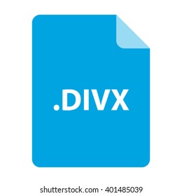 DIVX File Format Icon - Vector