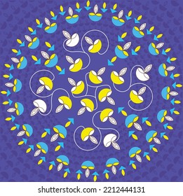 Diwali abstract mandala pattern Art