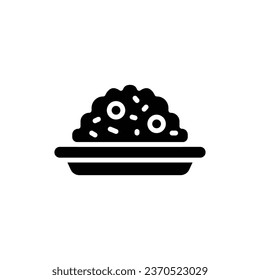 Diwali Biryani Filled Icon Vector Illustration