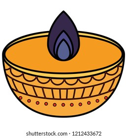 diwali candle design