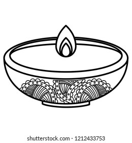 diwali candle design