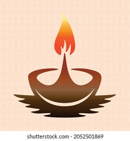Diwali Candle, Oil Lamp SVG for Cricut, illustration, indian tradition, dewali festival svg