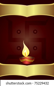 Diseño de tarjetas Diwali