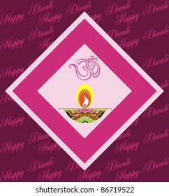 Diseño de tarjetas Diwali