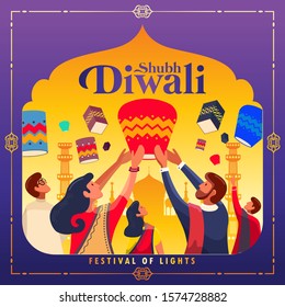 Diwali deepawali deepavali festive poster and background design vector template