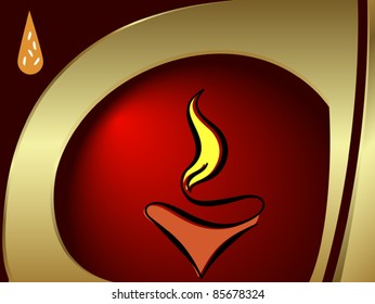 Diwali Design Card