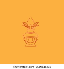 Diwali-Designlampe, kreative Vektorgrafik