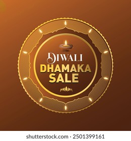 Diwali dhamaka offer vector for graphic design, web banner, banner design.