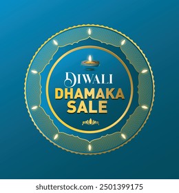 Diwali dhamaka offer vector for graphic design, web banner, banner design.