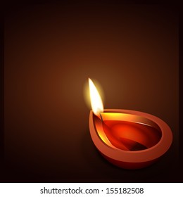 diwali diya design com espaço para o seu texto