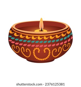 Diwali diya für Hindu Festival-Feier