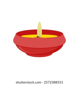 Diwali Diya, Indian Symbol Vector Illustration