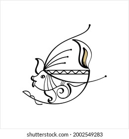 Diwali Diya Pen Ink Style Sketch Greeting, Festival Of Light, Symbolic Victory Of Light Over Darkness, Good Over Evil Vector Art Illustration