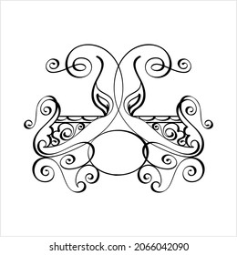 Diwali Diya Pen Ink Style Sketch Greeting, Festival Of Light, Symbolic Victory Of Light Over Darkness, Good Over Evil Vector Art Illustration