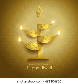 Diwali festival background.