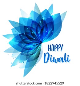 Diwali Festival Background Round Floral Ornament - Diwali Background Template with Floral Ornet