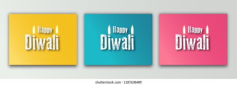 Diwali festival celebration with decorated floral Diya beautiful banner or background vector illustration EPS 10...
