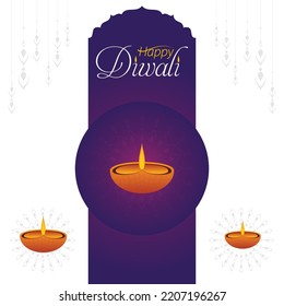 Diwali festival colorful background vector 