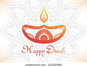 Diwali festival holiday background design