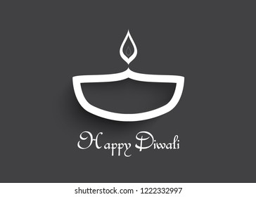 Diwali festival holiday background design