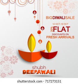 Diwali Festival Offer Design,Diwali Offer Flyer Design Template.