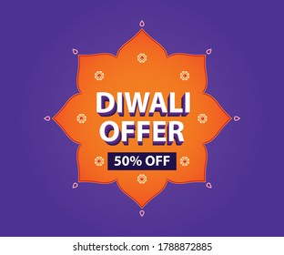 Diwali Festival Offer Discount Unit Poster