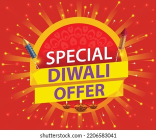 Diwali Festival Offer Unit Vector Offer Discount Unit Sale