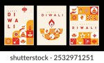 Diwali festival poster, Diwali Sale banner, Diwali background design with lights, lanterns, candles and flowers. Vector illustration