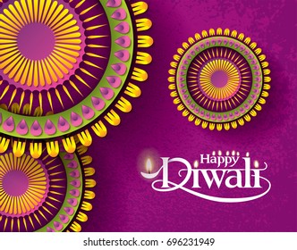 Diwali Festival. Vector illustration