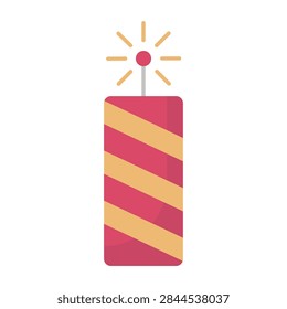Diwali Firecracker Vector Icon which can easily modify or edit

