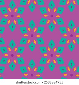 Diwali patrón floral. patrón sin fisuras, fondo de patrón de diwali.