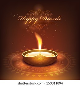 Diwali graphic design. Come with layers.