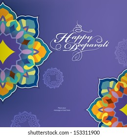 Diwali graphic design. Come with layers.