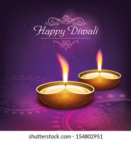 Diwali graphic design. Come with layers.